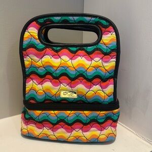 Colorful Betsey Johnson lunch box